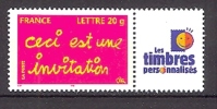 France Neuf, TP Personnalisé N°3760A (logo TP) - Sonstige & Ohne Zuordnung