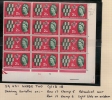 UK - Variety  SG 631- Pane Of 12 Showing 2 Varieties - SPEC CATALOGUE VOLUME 3 - Page 225 - MNH - Plaatfouten En Curiosa