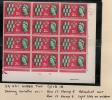 UK - Variety  SG 631- Pane Of 12 Showing 2 Varieties - SPEC CATALOGUE VOLUME 3 - Page 225 - MNH - Errors, Freaks & Oddities (EFOs