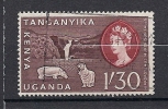 115   (OBL)   Y  &  T     (la Reine élysabeth)     "KENYA & OUGANDA" - Kenya, Oeganda & Tanganyika