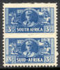 South Africa #94 Mint Never Hinged 3p Vertical Pair From 1942 - Nuevos