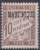 £5 -  MARTINIQUE -  TAXE N° 2 - NEUF - Altri & Non Classificati