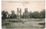 CPA. 10- MANANCOURT (Somme) LES RUINES DU CHATEAU –RUINS OF THE CASTEL. - Unclassified