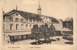 CPA .  NIEDERBRONN.  HOTEL  KURHAUS.  Circulé 1909. France  St-cloud. - Elsass