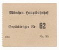 GERMANY - MUNCHEN,Hauptbahnhof, Ticket Gepacktrager - Europe