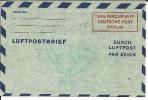 Bln213a/ Luftpostbrief (Aerogram) LF 2, Ungebraucht - Cartoline - Usati