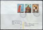 Vatican - Lettre Recommandée Du 26.11.1970 - Yvert N° 513 à 515 - Oblitérés