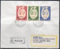 Vatican - Lettre Recommandée Du 12.04.1969 - Yvert N° 485 à 487 - Storia Postale