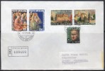 Vatican - Lettre Recommandée Du 27.11.1975 - Yvert N° 606 à 610 - Covers & Documents