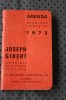 AGENDA PUBLICITAIRE 2eme TRIMESTRE 19773 > JOSEPH GUIBERT  LIBRAIRIE PAPPETERIE DISQUES BD ST MICHEL PARIS > - Autres & Non Classés