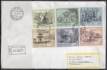 Vatican - Lettre Recommandée Du 04.08.1975 - Yvert N° 594 à 599  (Grand Format) - Covers & Documents