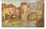 Delcampe - SOSPEL   -   ** LE VIEUX PONT ** Peint Par ROBERT    -   Editeur : S.T.F. De Zurich    N° 1/25 - Sospel