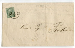 LETTERA ANNULLO LOMBARDO VENETO STORIA POSTALE PARTENZA ARZIGNANO VICENZA ANNO 1877 - Lombardy-Venetia