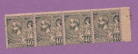 MONACO TIMBRE N° 17 NEUF SANS CHARNIERE PRINCE ALBERT 1ER BANDE DE 4 - Unused Stamps