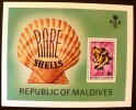 MALDIVES. Coquillages (yvert BF 53) - Coneshells