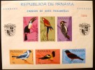 PANAMA: Feuillet OISEAUX (yvert Bloc Des N° 417/20 +pa 268/69) NON DENTELE ( Rare) - Andere & Zonder Classificatie