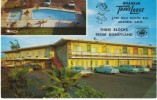 Anaheim CA California, TraveLodge Motel Near Disneyland, Autos, Lodging, C1950s Vintage Postcard - Anaheim