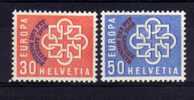 Switzerland - 1959 - European PTT Conference - MH - Unused Stamps