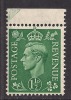 GB 1951 KGV1  1 1/2d  UMM GREEN STAMP SG 505 (F161) - Nuovi