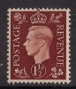 GB 1937 KGV1  1 1/2d  MM BROWN STAMP SG 464 (F163) - Ungebraucht