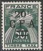 La Réunion / Reunion Island (1949-50) - Timbre-taxe Gerbe De Blé / Postage Due Sheaf Of Wheat. Surchargé Overprinted CFA - Segnatasse