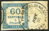 France J10 SUPERB Used 60c Blue Postage Due From 1878 - 1859-1959 Used