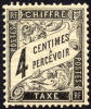 France J14 Mint Hinged 4c Black Postage Due From 1882 - 1859-1959 Mint/hinged