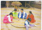 ASIA - SOUTH KOREA - CHILDREN PLAYING JACKSTONES - CIRCA 1960's - Korea, South