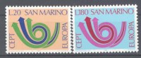 1973 Europa C.E.P.T. , San Marino , Serie Completa Nuova (**) - 1973