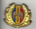 Romania - Republic - Military Cap Badge - Aviation - NCO - Airforce