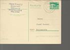 ALEMANIA DDR ENTERO POSTAL 10 PF PALACIO REPUBLICA MAT LEIPZIG - Cartes Postales - Oblitérées