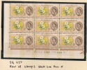 UK - Variety  SG 637p - Pane Of 9 Showing Row 18 Stamp 3 BLACK LINE THRU N - SPEC CATALOGUE VOLUME 3 - Page 231 - MNH - Plaatfouten En Curiosa