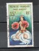 POLYNESIE P Aérienne 15f Polychrome1964 N°7 - Used Stamps