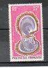 POLYNESIE P Aérienne Huitre Perliére 27f Rose Brun Rouge Lilas 1970 N°37 - Usati