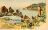 Lessieux  Illustrateur - Ref 54- La Corniche De L Esterel - Golfe De La Napoule  - Carte Bon Etat - - Lessieux