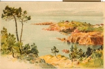 Lessieux  Illustrateur - Ref 51- La Corniche De L Esterel - La Pointe De L Observatoire  - Carte Bon Etat - - Lessieux