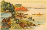 Lessieux  Illustrateur - Ref 48- La Corniche De L Esterel - La Pointe De Trayas   - Carte Bon Etat - - Lessieux