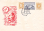 Lénine,Lenin 1967 Special Cover Stamps Obliteration Concordante.Semicentenary October Socialist Revolution - Romania. - Lenin