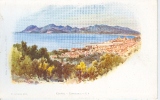 Lessieux  Illustrateur - Ref 33- Cannes -  Panorama   - Carte Bon Etat - - Lessieux