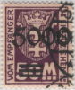 SI53D Europa Polonia DANZIG  Freie Stadt  Citta Libera 5.000 M. Su 50 M. 1921 Violetto Usato Lusso - Impuestos