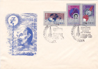 Lénine,Lenin 1967 Special Cover Oblit.concordante.Semicentenary October Socialist Revolution,Espace Gagarin ! - Romania. - Lenin