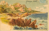 Lessieux  Illustrateur - Ref 03- Corniche De L Esterel - Antheor - Carte Bon Etat - - Lessieux