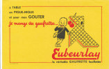 BU 759 /BUVARD    GAUFRETTES EUBEURLAY - Alimentare