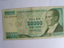 50000 TURK LIRASI --14 OCAK 1970- ETAT VOIR SCAN - Turkije
