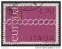 Italia - Europa Unita: £ 90 (Sassone N° 1148) - 1971 - 1971