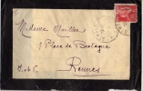 Carta, Luto, St Malo 1936, Francia, Cover - 1932-39 Vrede