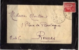 Carta, Luto, St Malo 1936, Francia, Cover - 1932-39 Paz