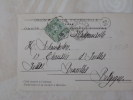 25/237   CP   1907  POUR LA BELGIQUE - Postmark Collection