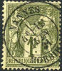 France #76 (Y&T #72) Used 1fr Bronze Green Of 1876 - 1876-1878 Sage (Tipo I)