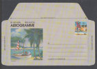 Cocos (Keeling) Island  1987    "Jukongs"  Aerogramme  FDI   (0) - Cocos (Keeling) Islands